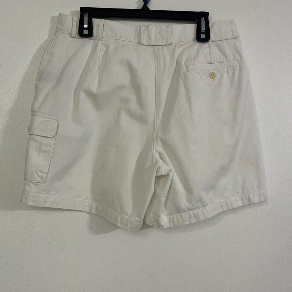 Lauren Ralph Lauren 100% Cotton White Shorts Sz 12 Women's Golf Casual Travel - Picture 3 of 8